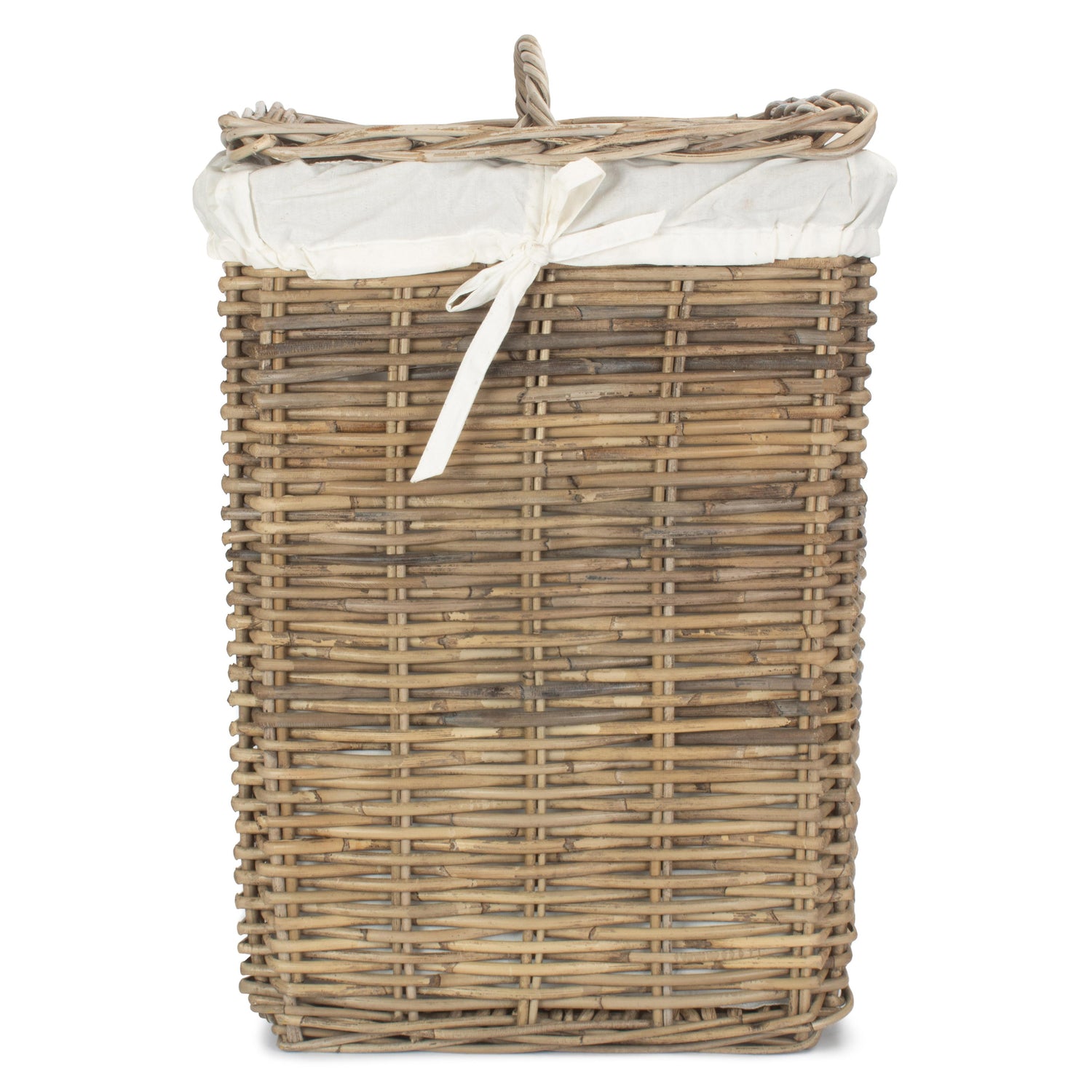 Rattan Laundry Hamper With Lid Large - Not A Boring Box