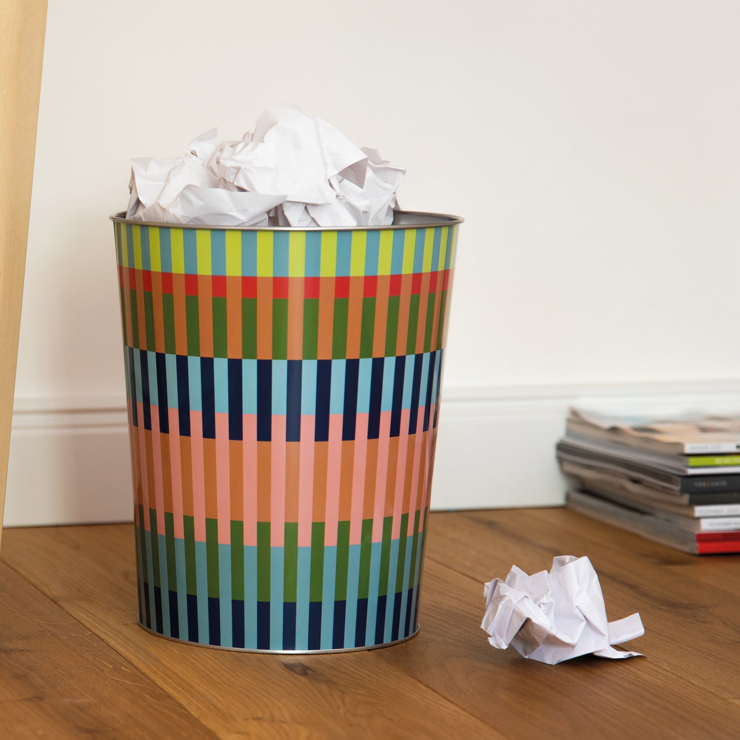 Metal Wastepaper Bin - Not A Boring Box