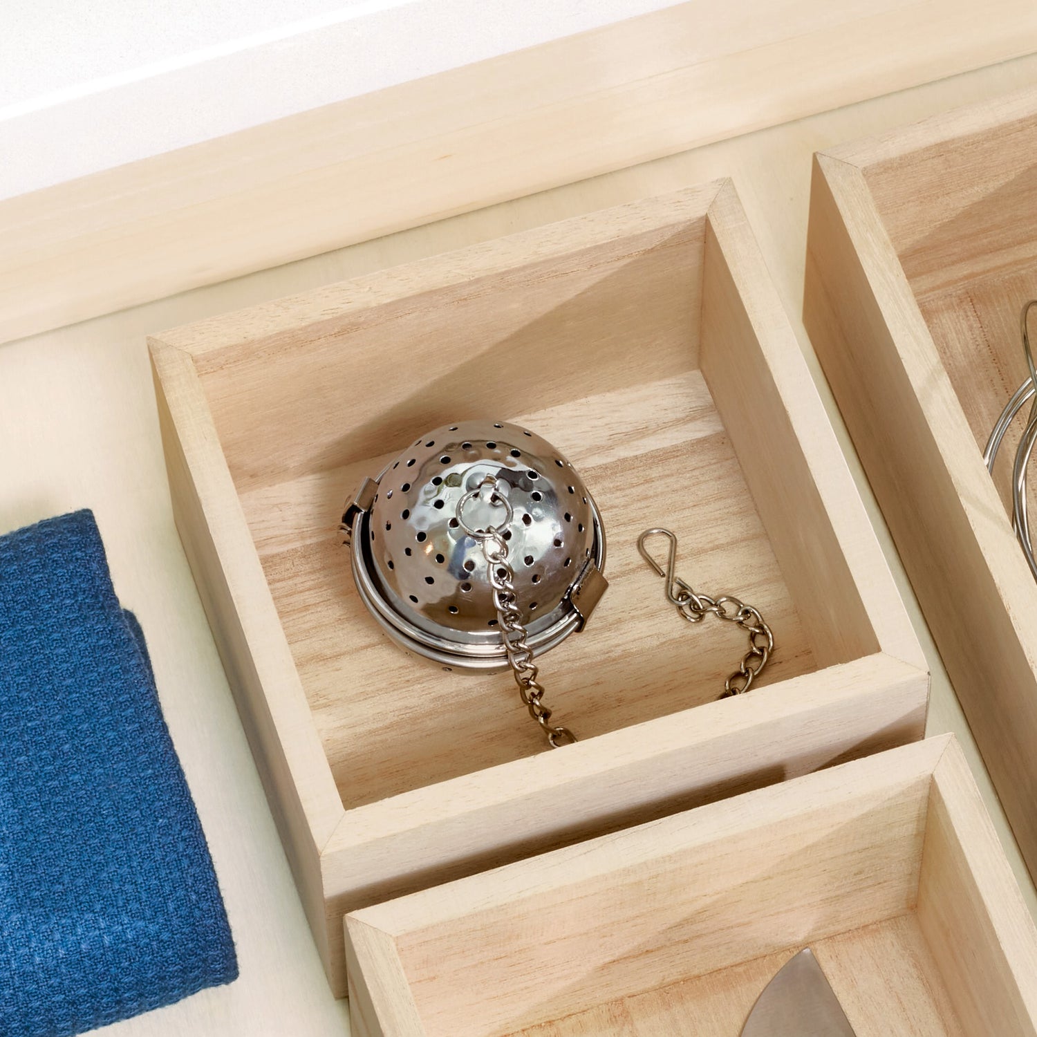 Wooden Drawer Organiser Square - Not A Boring Box