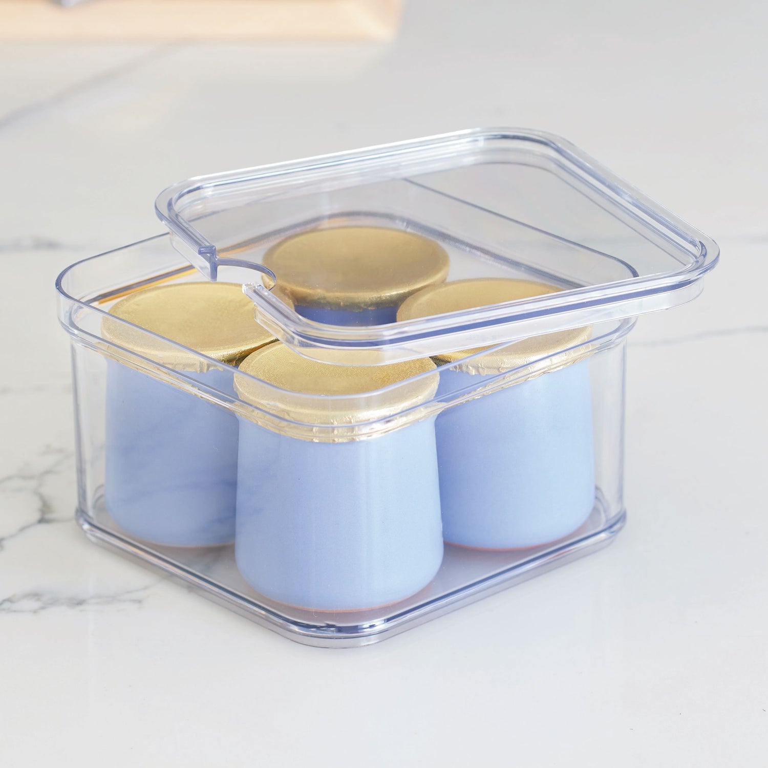 Square Lidded Fridge Storage Box- Crisp - Not A Boring Box