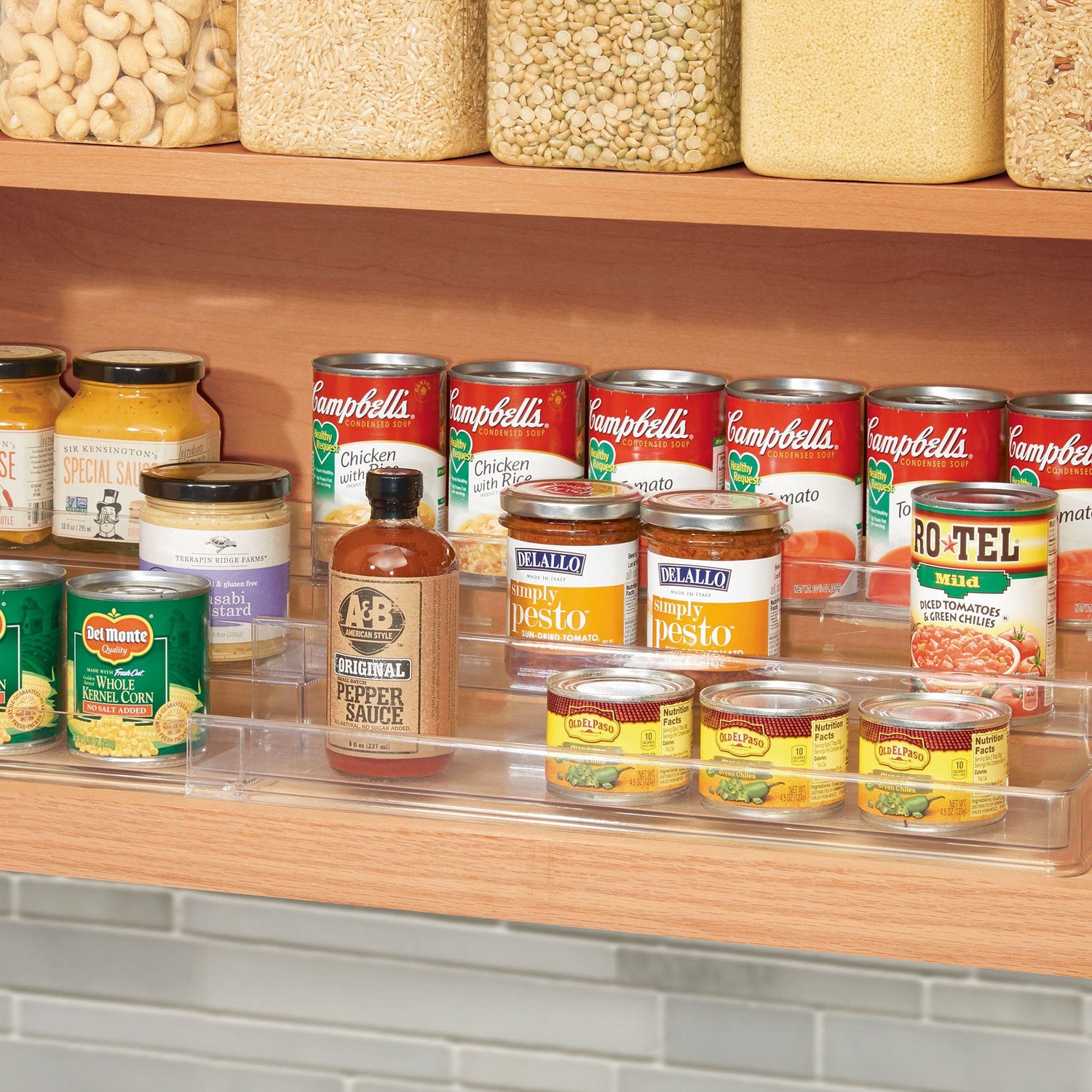 3 tier expandable cupboard organiser linus - Not A Boring Box
