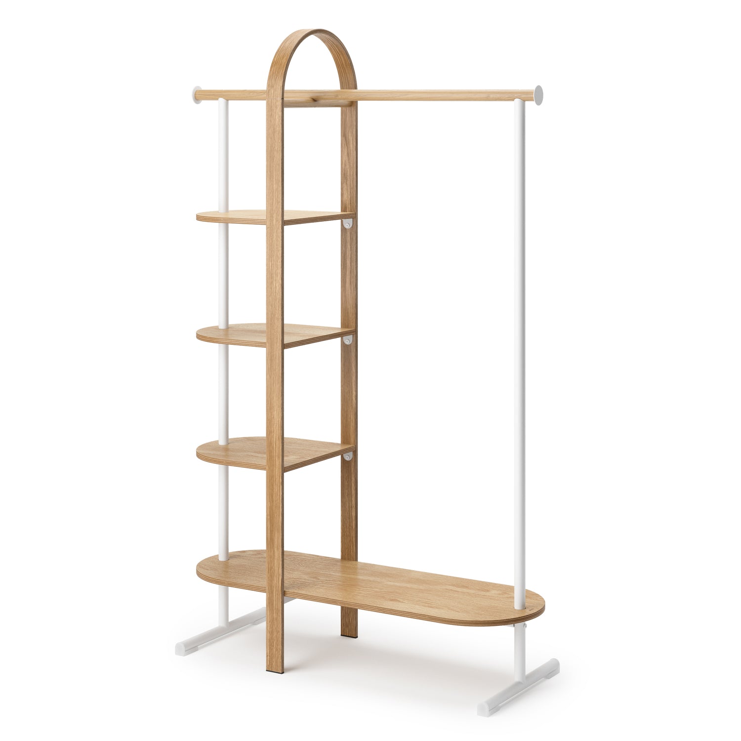 Clothes Rail With Shelves Bellwood
