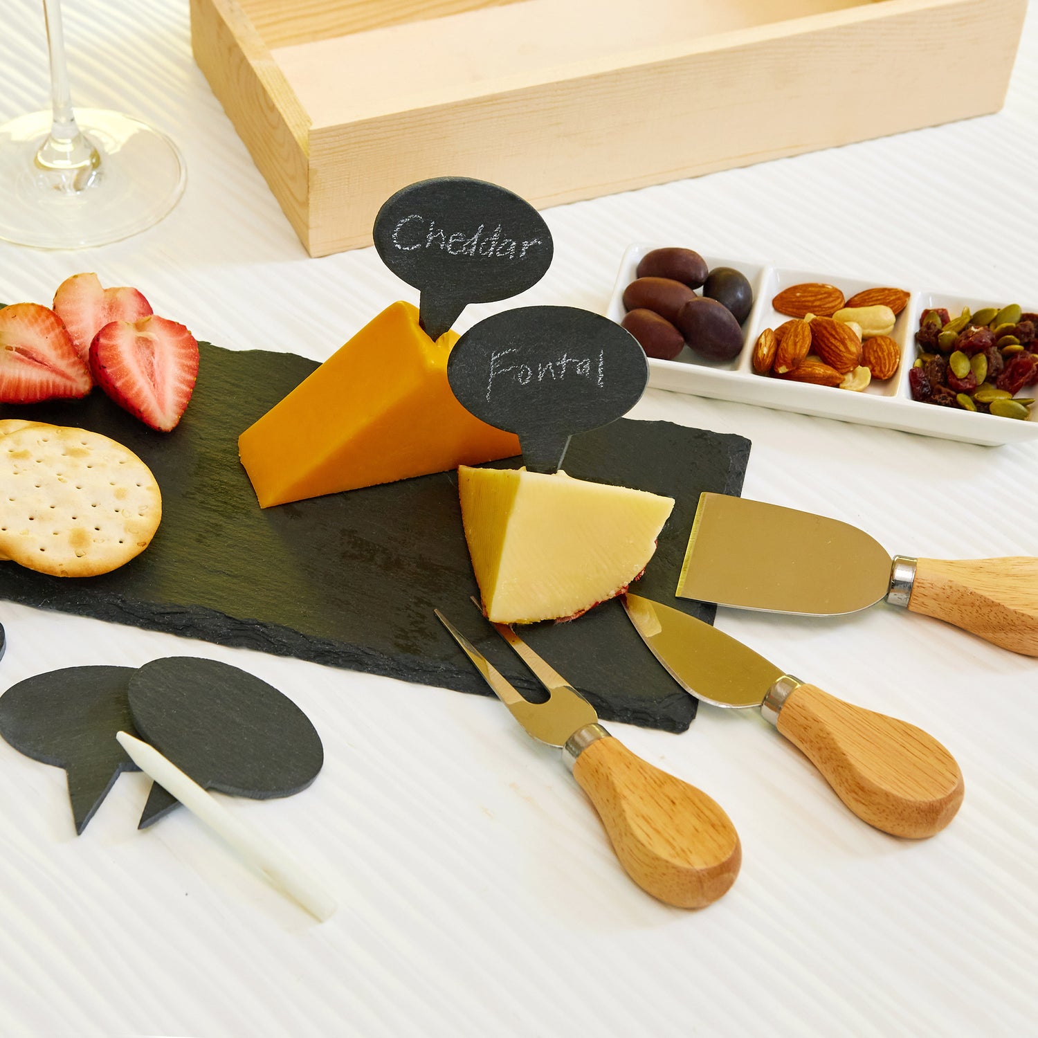 12 Piece Charcuterie Board - Not A Boring Box