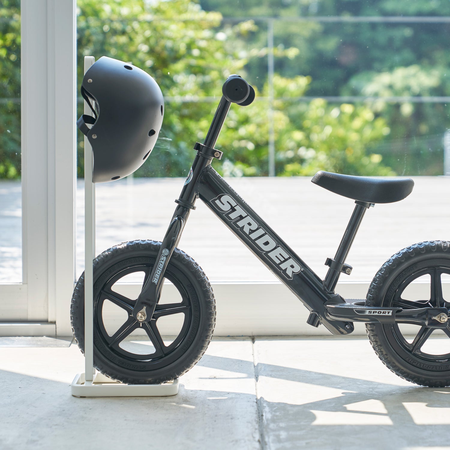 Balance Bike And Helmet Stand - Not A Boring Box