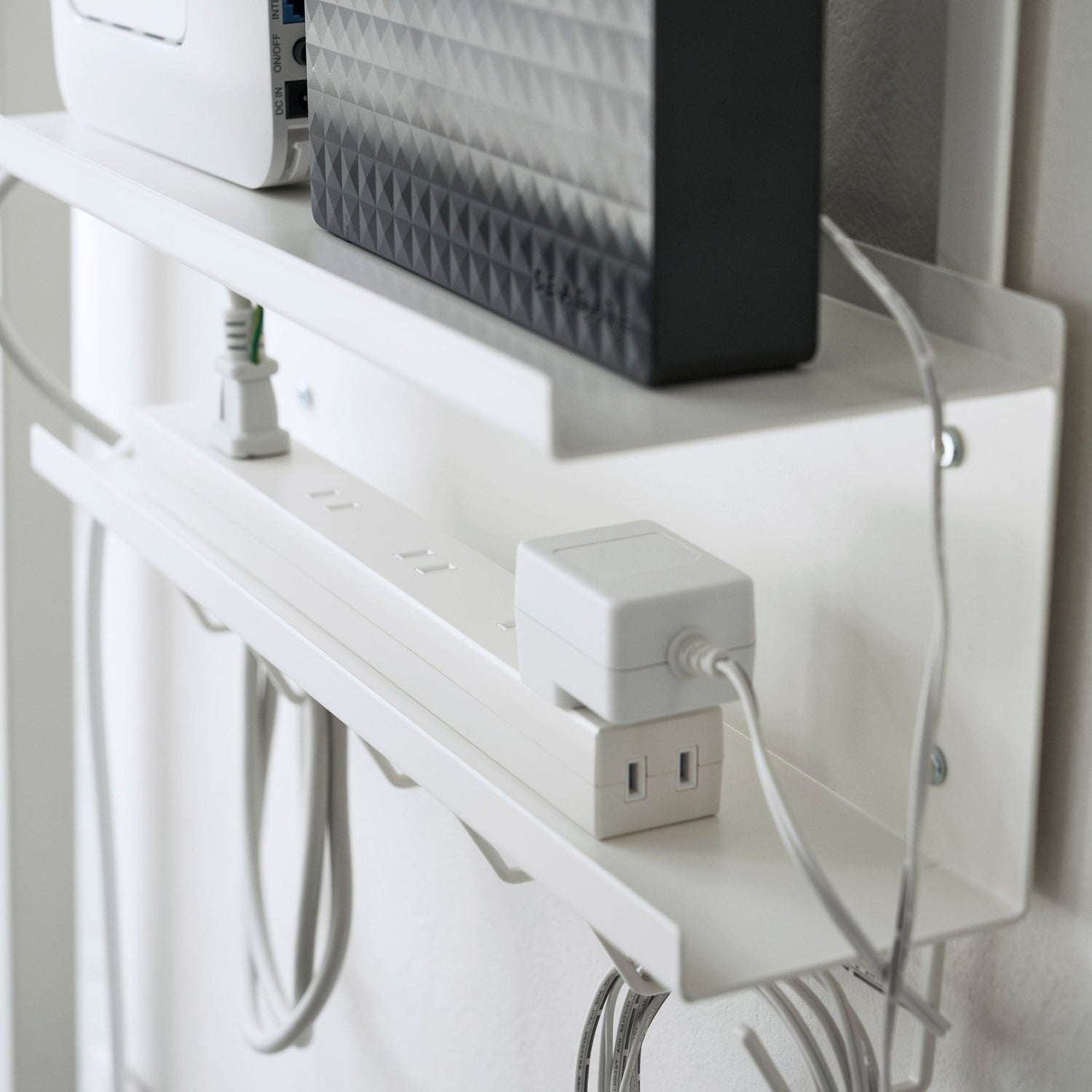 Under Desk Cable and Router Organiser - Not A Boring Box APFE