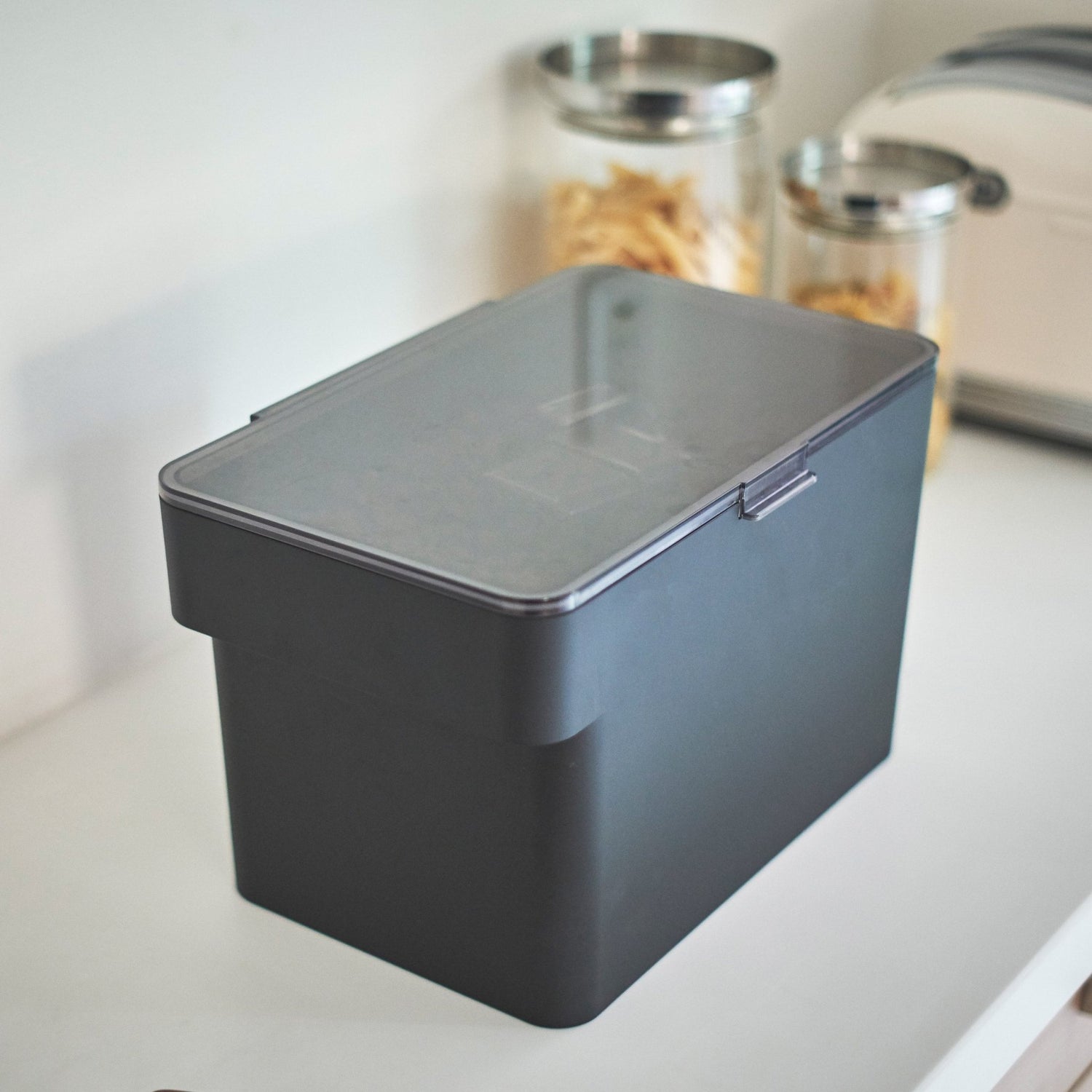 Pet Food Storage Container with Measuring Cup - Not A Boring Box APFE