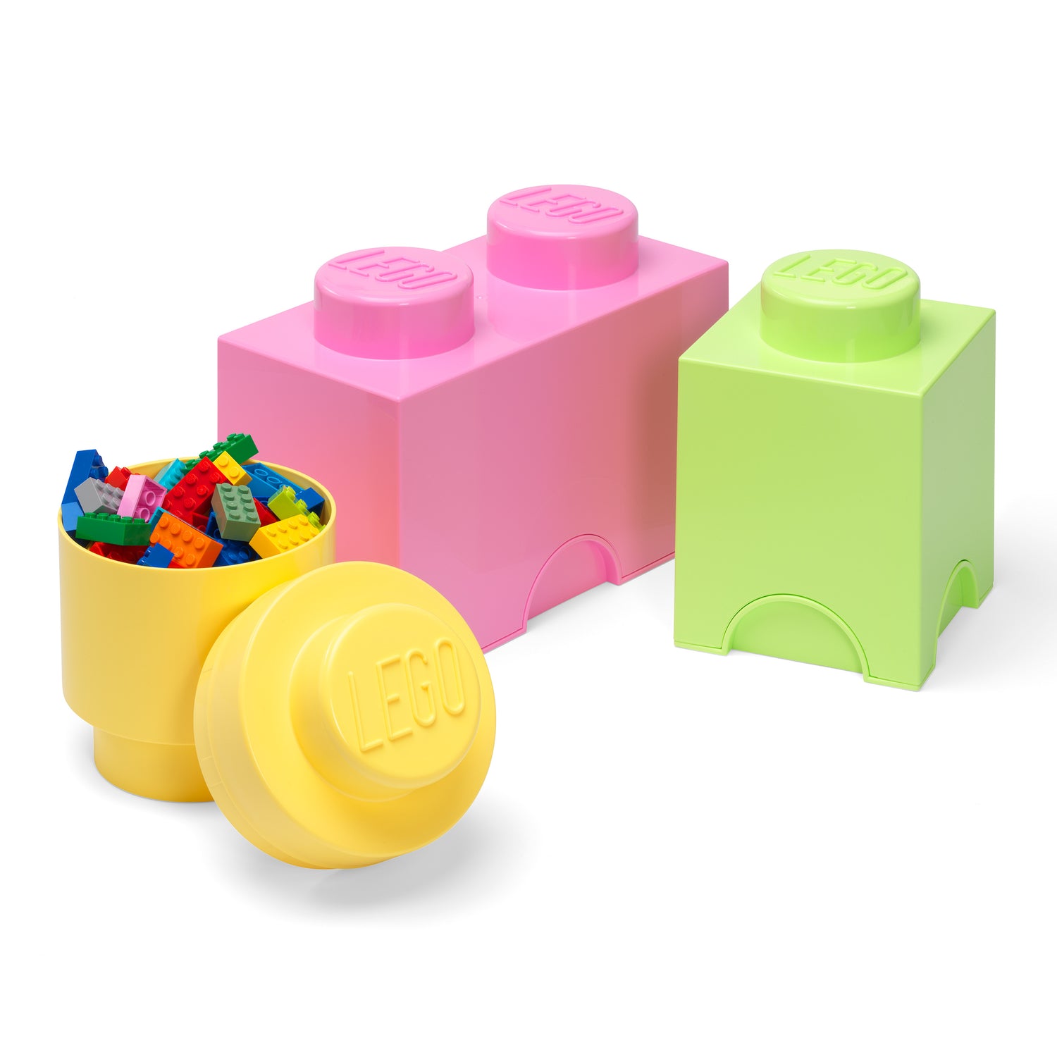 Giant Lego Storage Blocks Pastel 3 Brick Multipack - Not A Boring Box