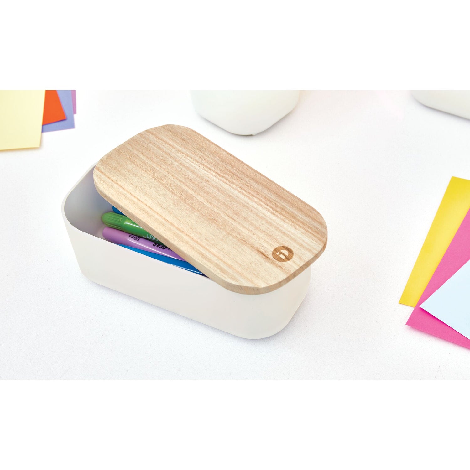 Compact Storage Bin With Lid Eco - Not A Boring Box