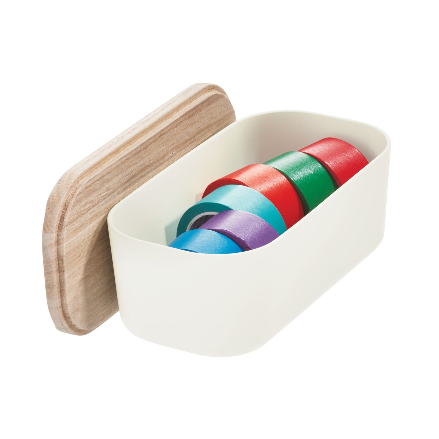 Compact Storage Bin With Lid Eco - Not A Boring Box