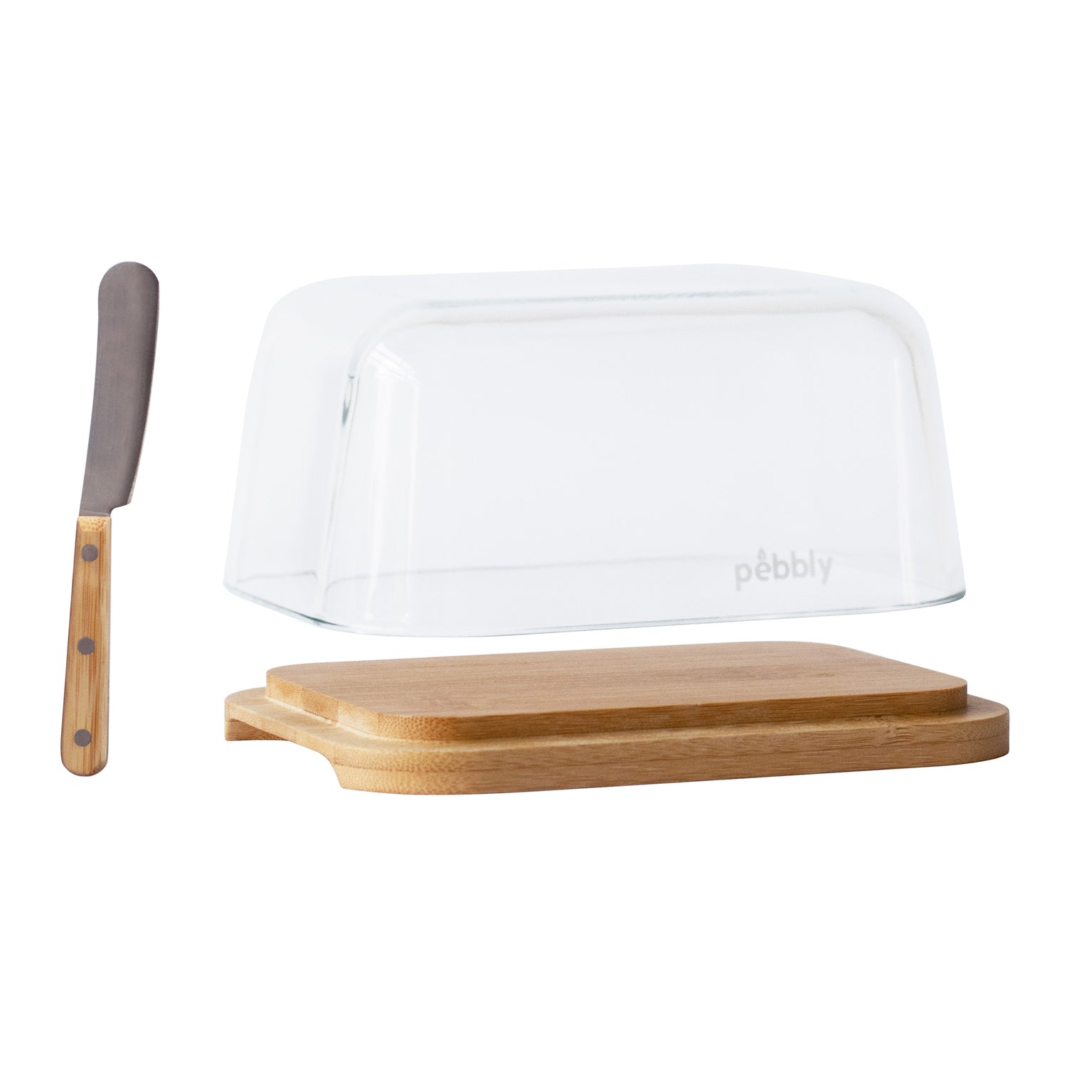 Butter Dish With Knife - Not A Boring Box