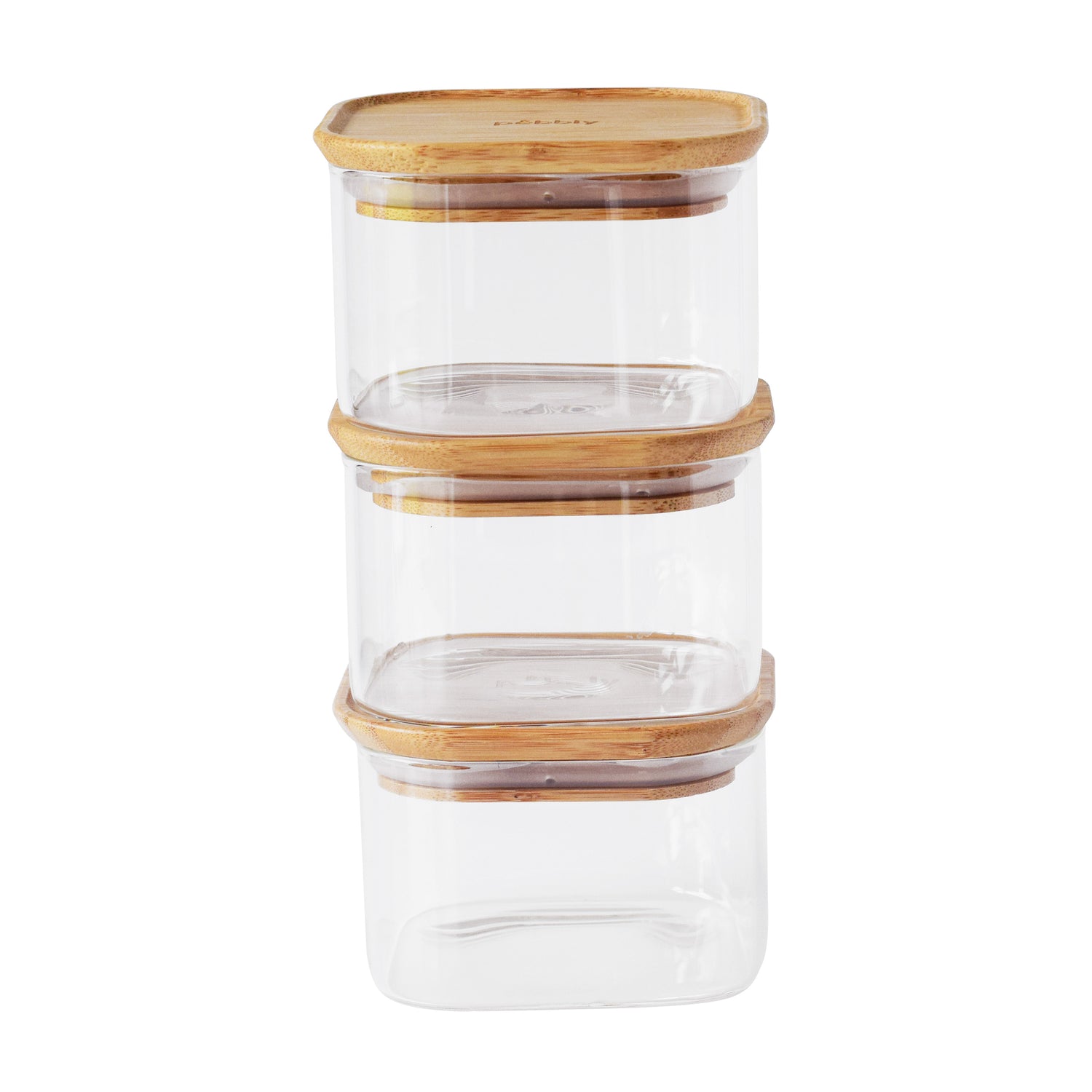 3 X Glass Storage Canisters 500Ml - Not A Boring Box