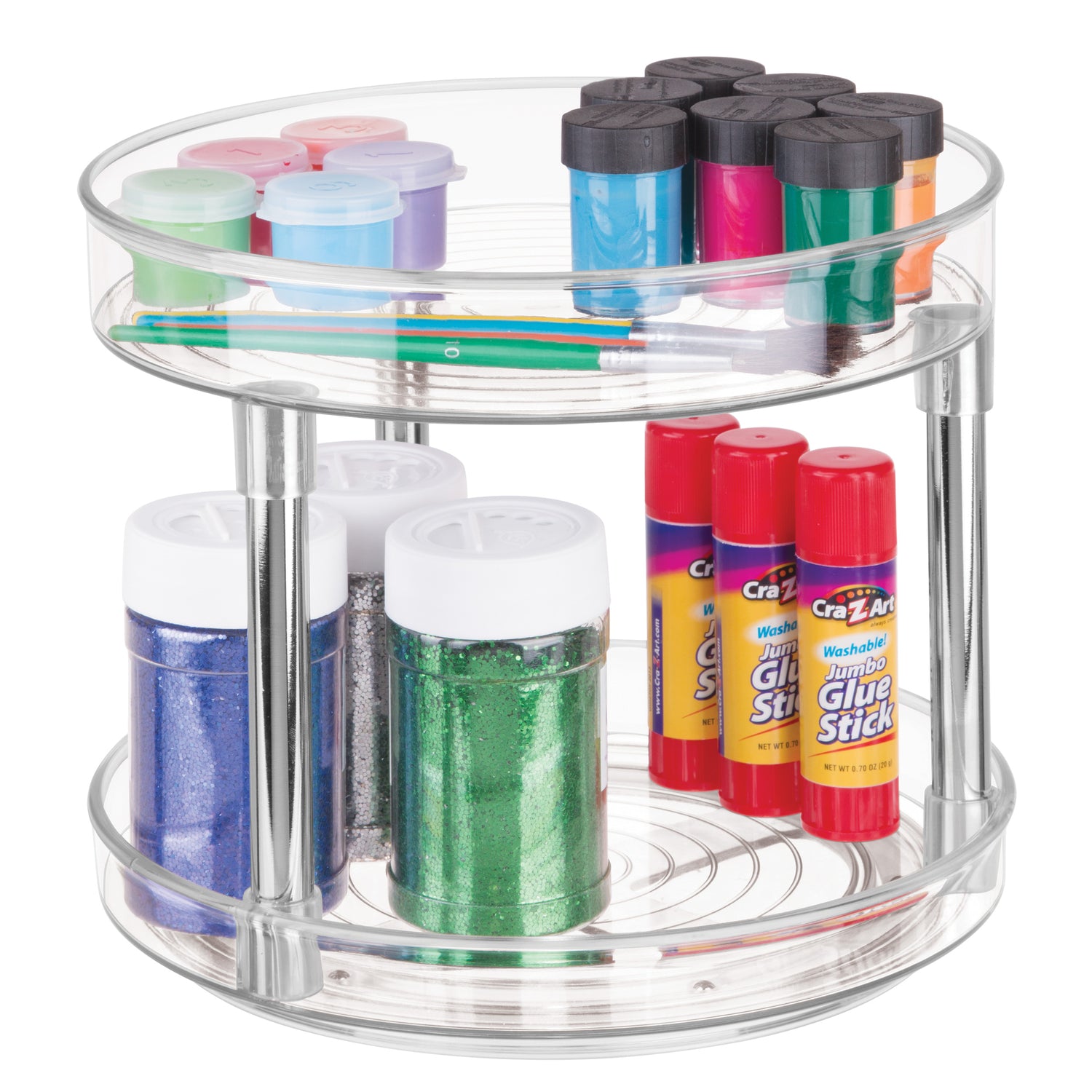 Rotating 2 Tier Craft Organiser