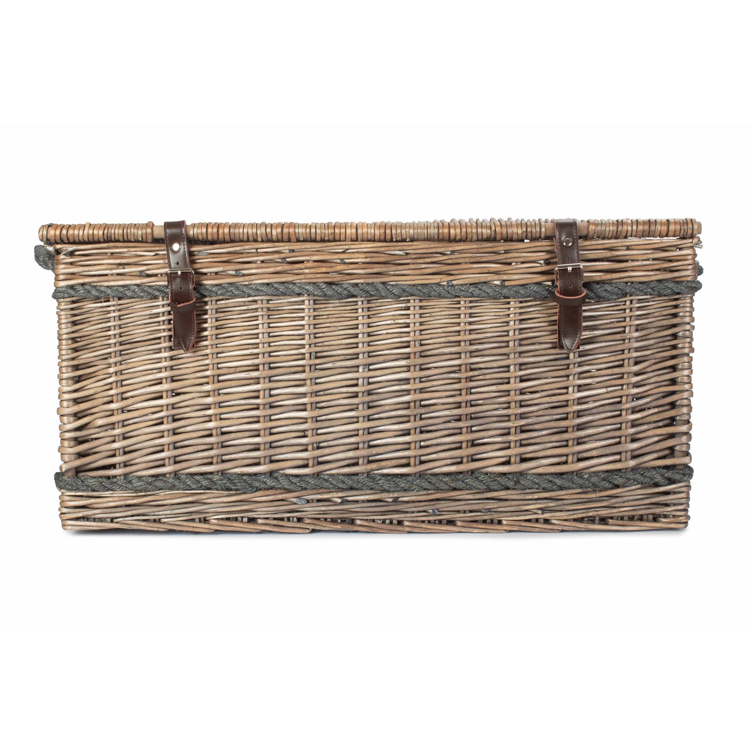 Willow Storage Trunk With Rope Handles - Not A Boring Box