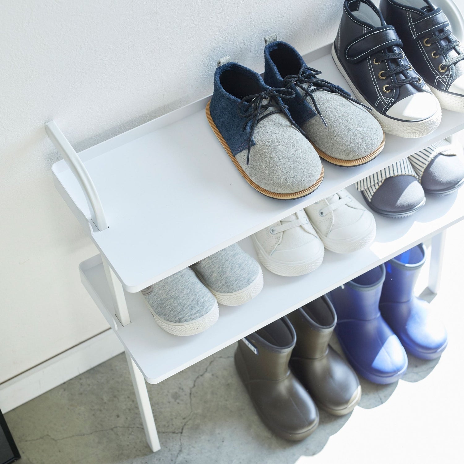 Kid's Leaning Shoe Rack - Not A Boring Box APFE
