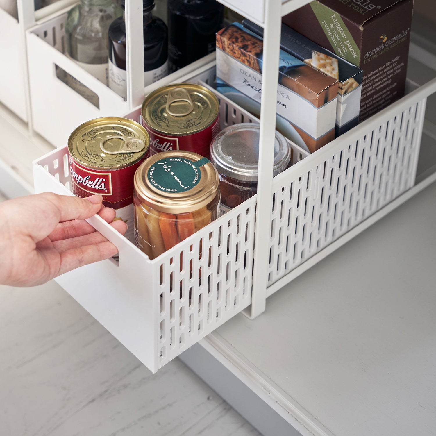 2 Tier Storage Basket Unit - Not A Boring Box