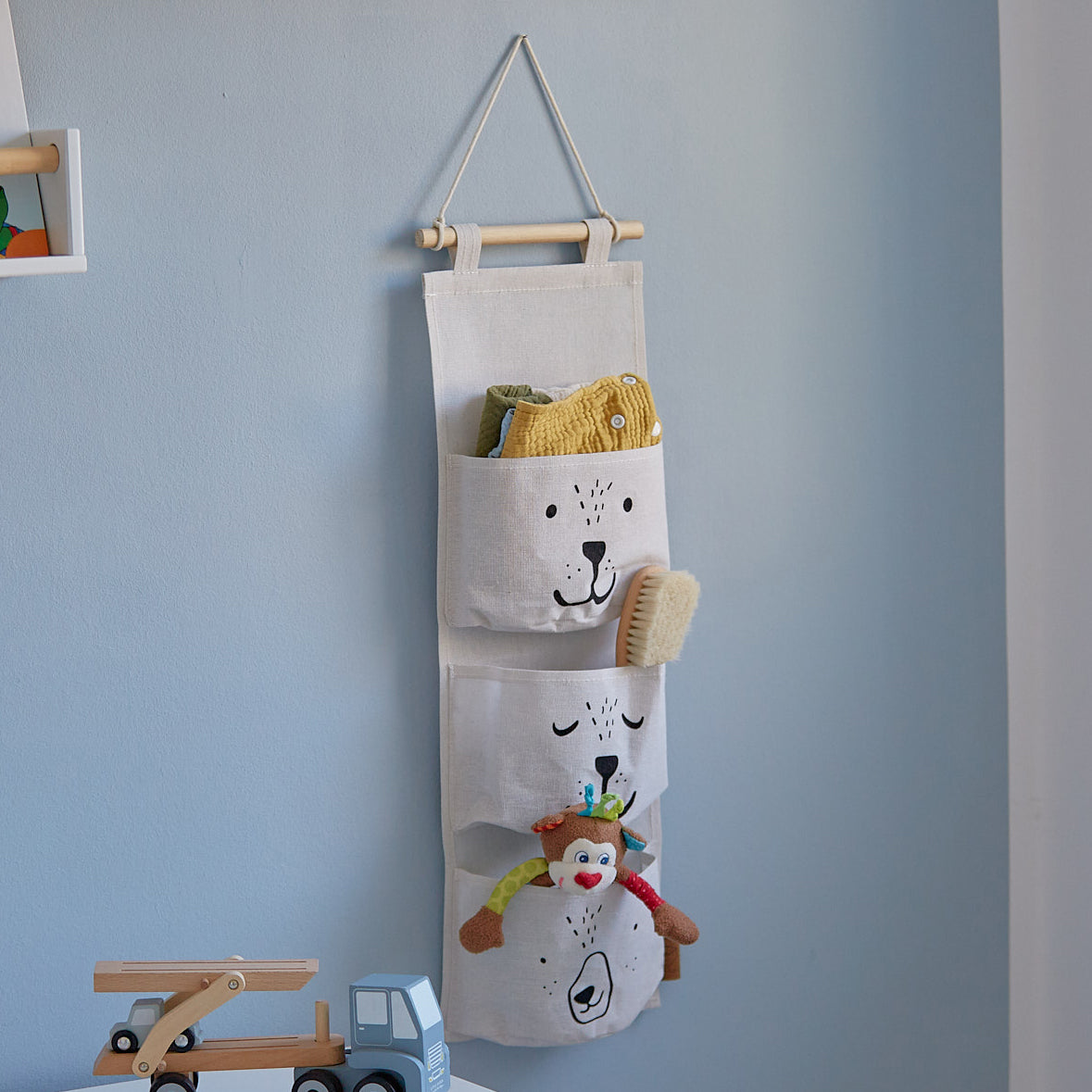 Hanging Organiser With 3 Pockets - Not A Boring Box