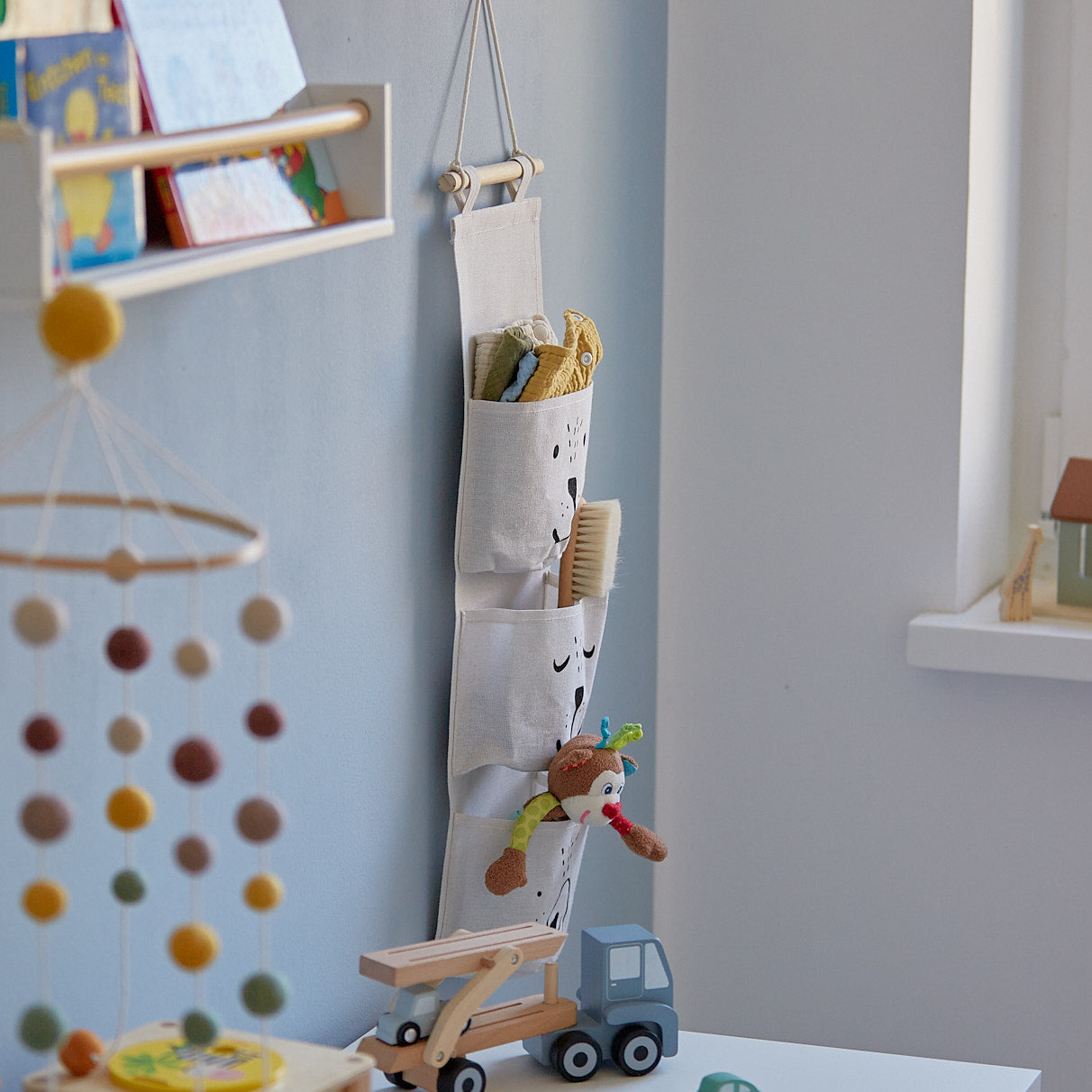 Hanging Organiser With 3 Pockets - Not A Boring Box