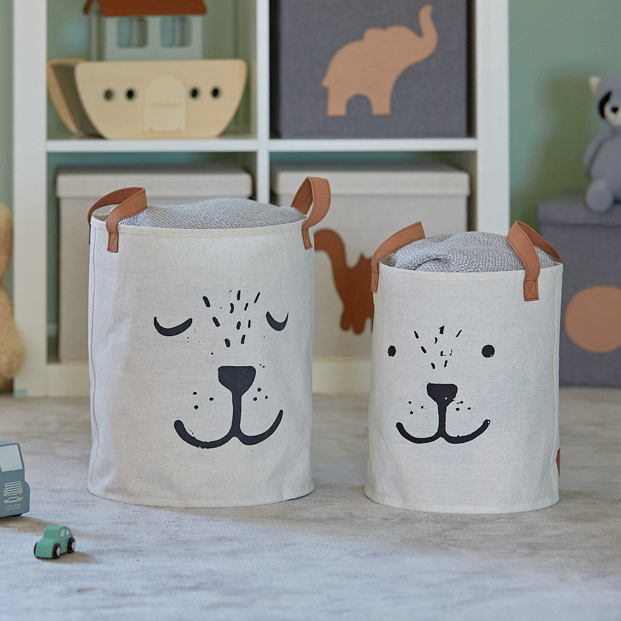 Toy Storage Bag Set Of 2 - Not A Boring Box