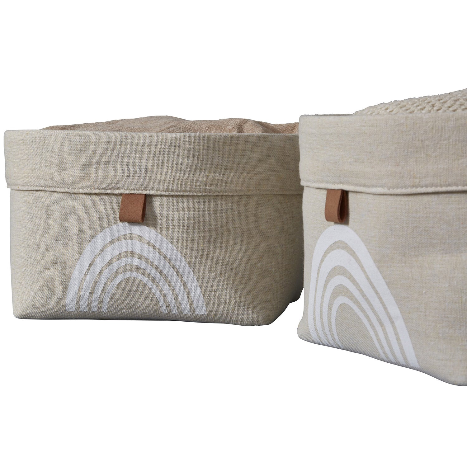 Rainbow Storage Basket Set Of 2 - Not A Boring Box
