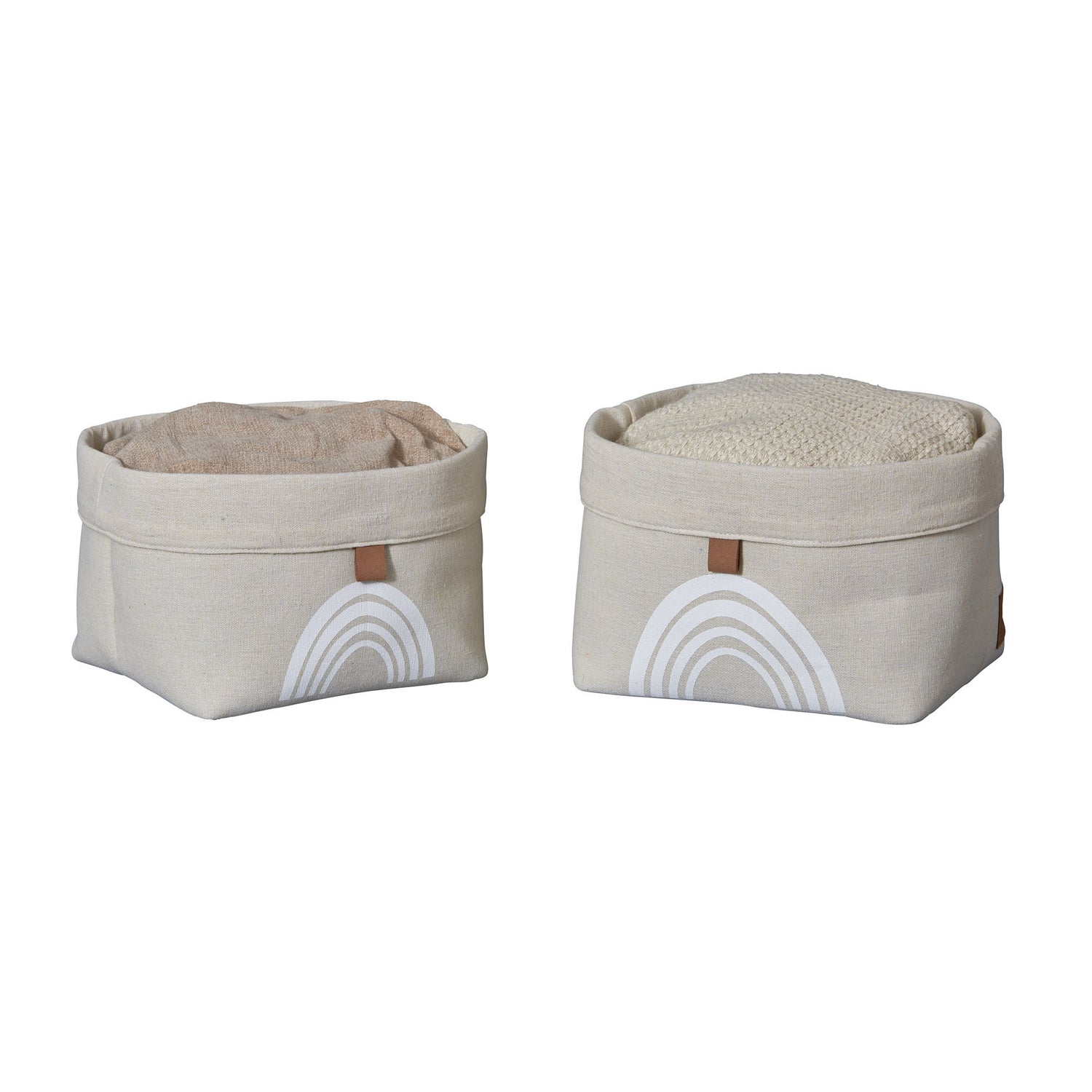 Rainbow Storage Basket Set Of 2 - Not A Boring Box