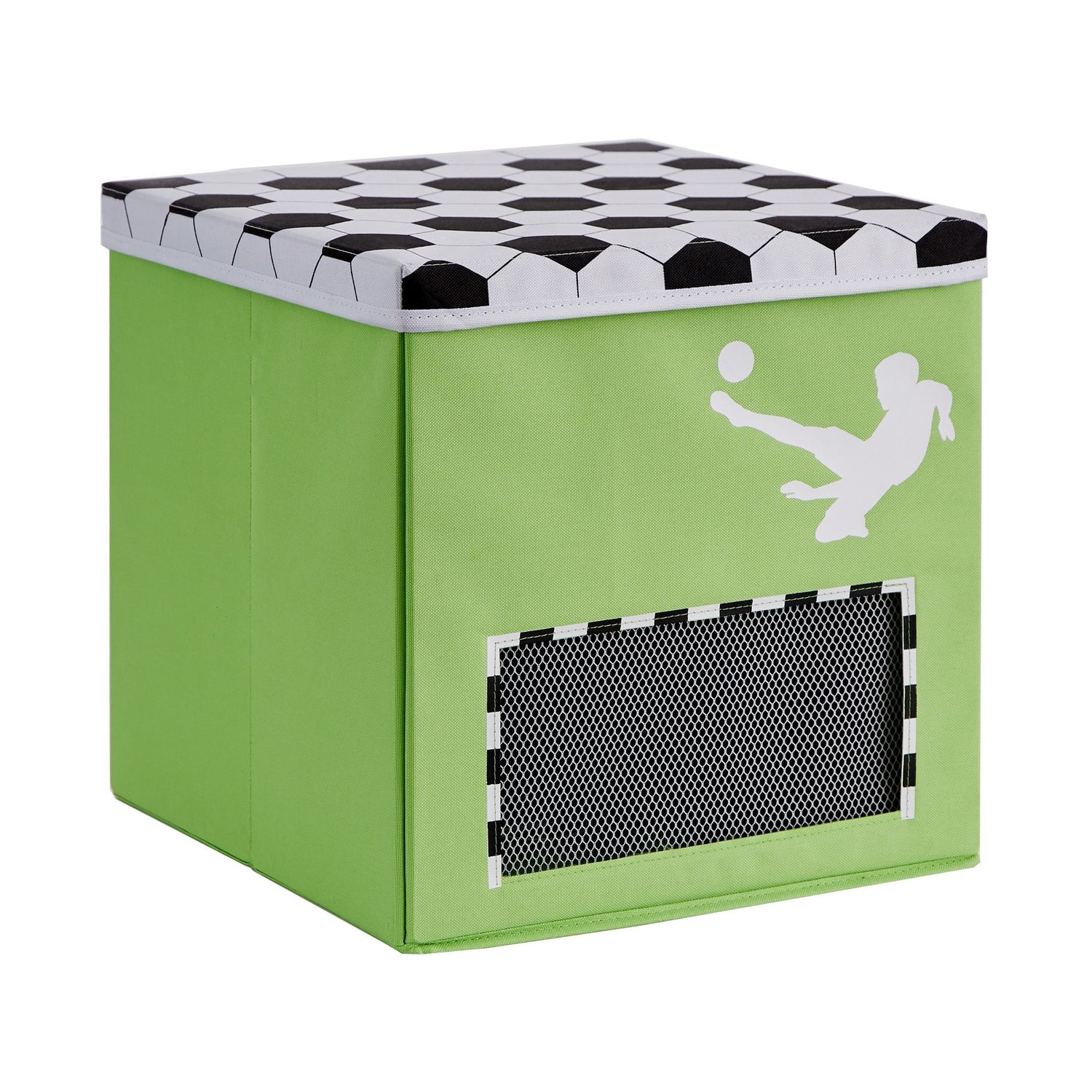 Football Toy Storage Box With Lid - Not A Boring Box