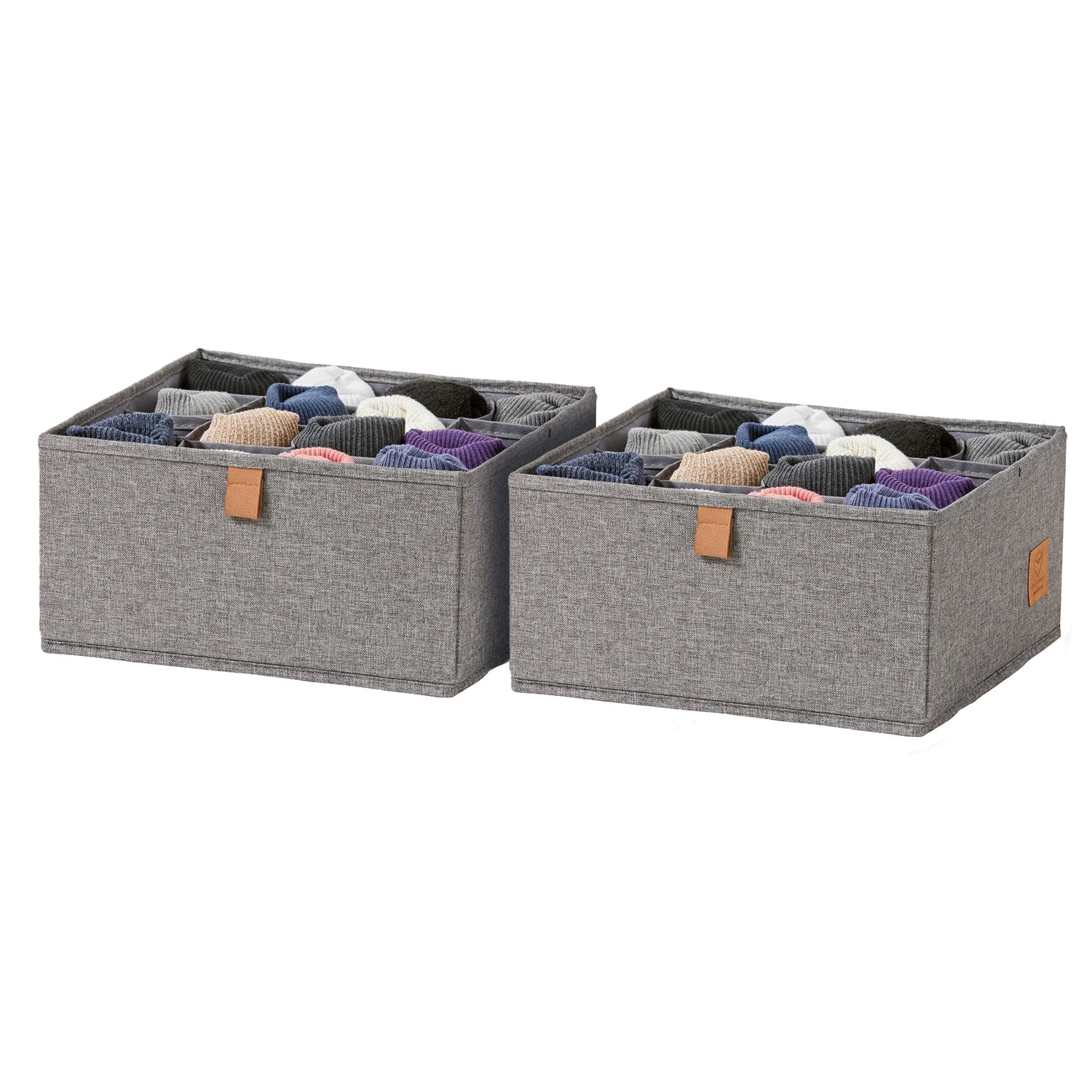 Set of 2 Organisers with 16 Compartments - Not A Boring Box