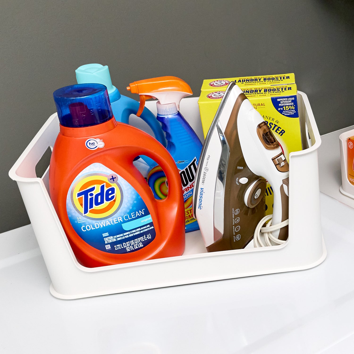 Stackable Open Front Storage Bin - Not A Boring Box