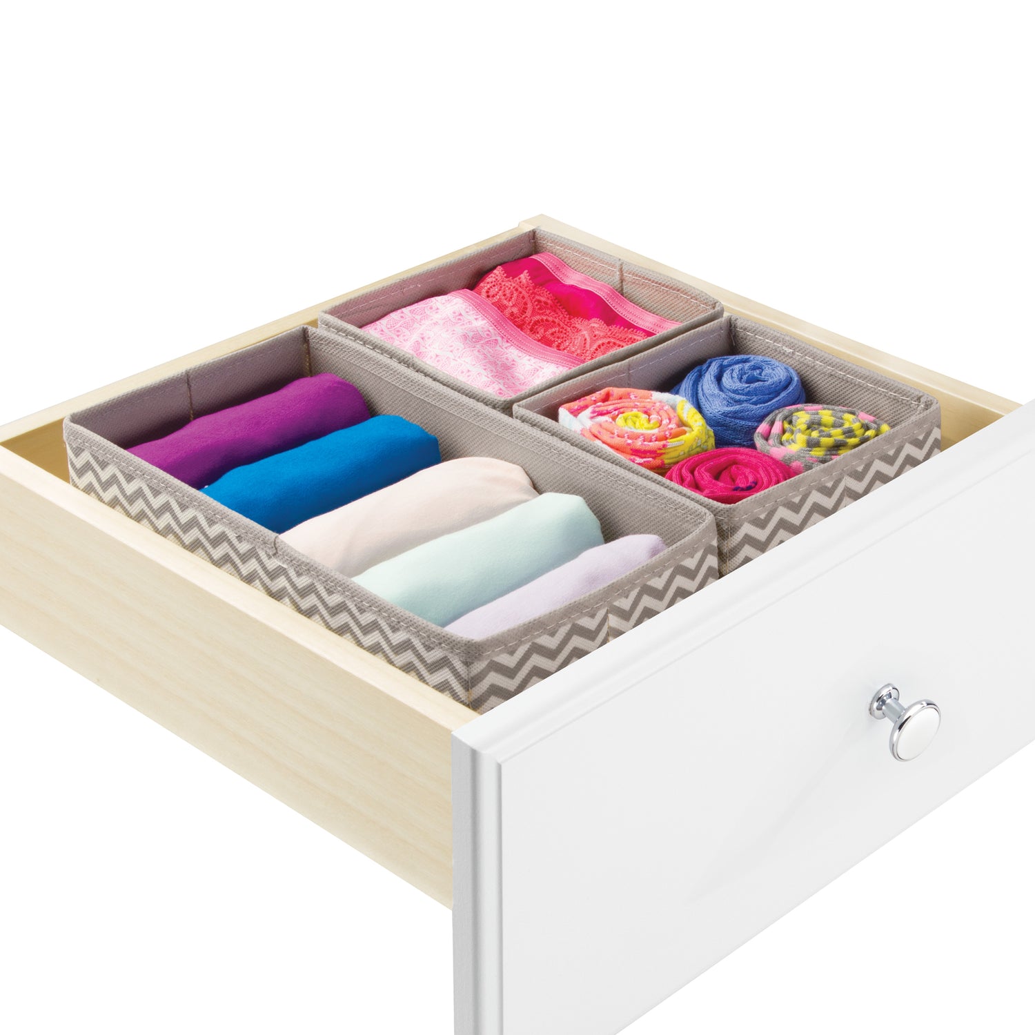 3 Piece Organiser Set Chevron