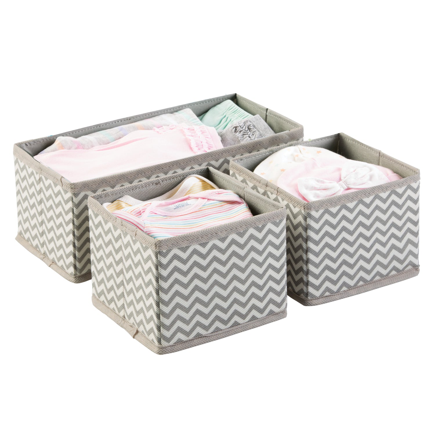 3 Piece Organiser Set Chevron - Not A Boring Box