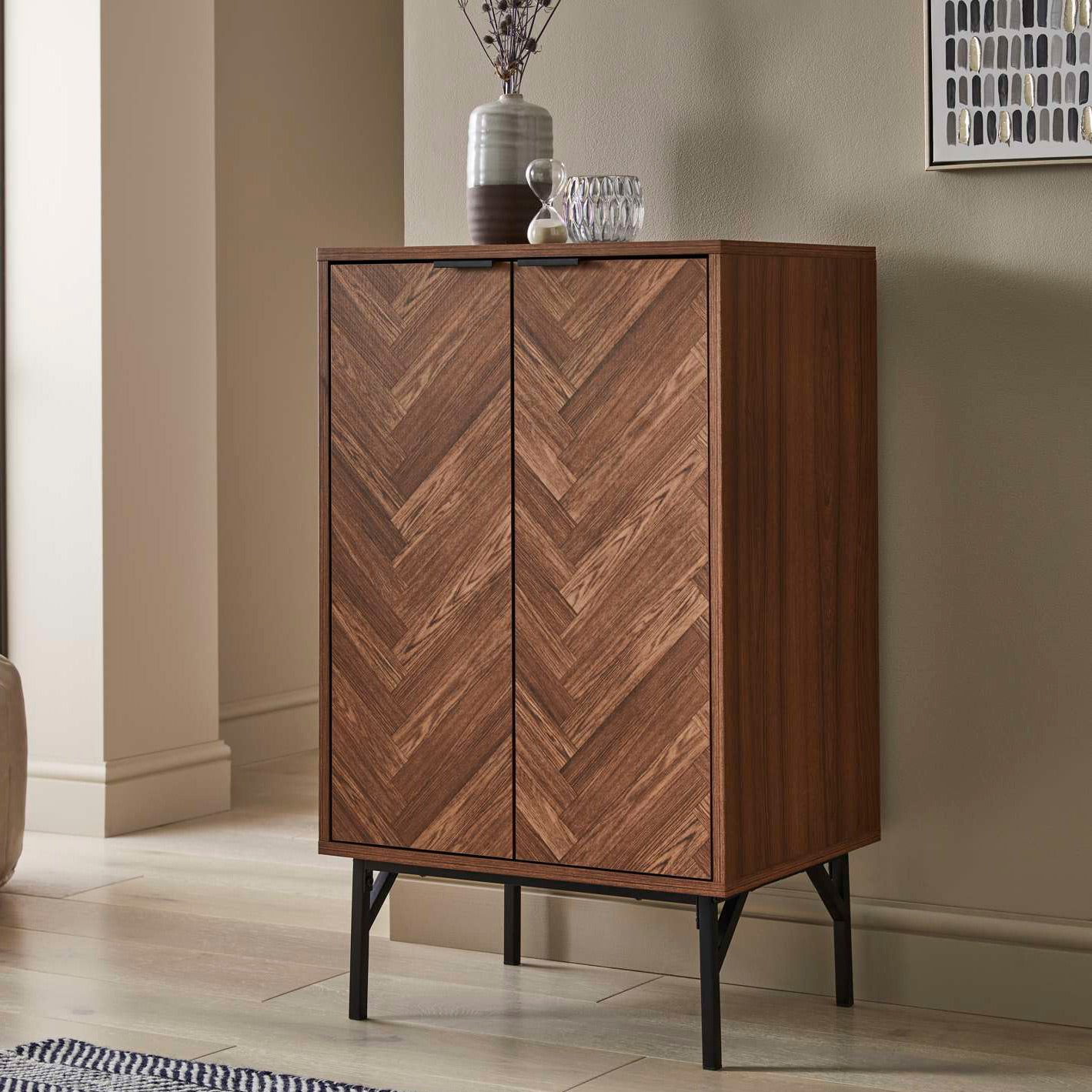 Shoe Storage Cabinet Parquet