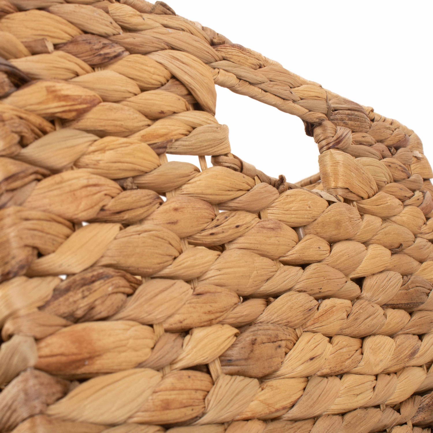 Square Water Hyacinth Basket - Not A Boring Box
