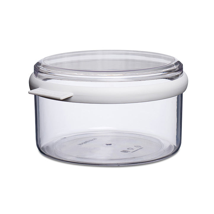 Clear Kitchen Storage Canister Round - Not A Boring Box