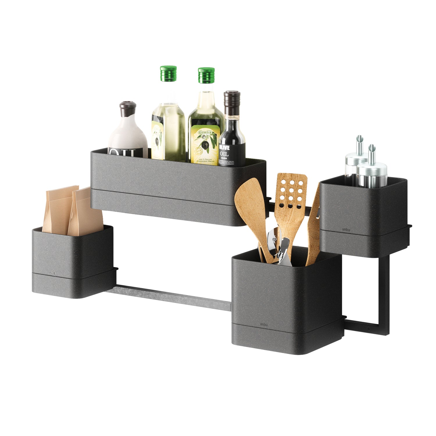 Wall Mounted Kitchen Organiser -Cubiko - Not A Boring Box