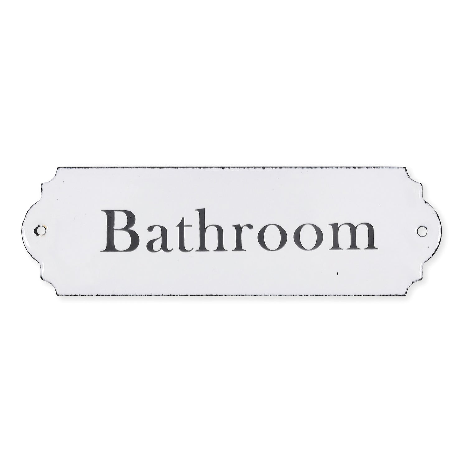 Enamel Bathroom Sign