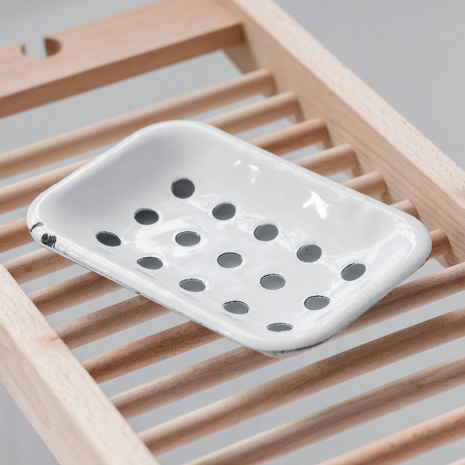 Enamel Soap Dish - Not A Boring Box