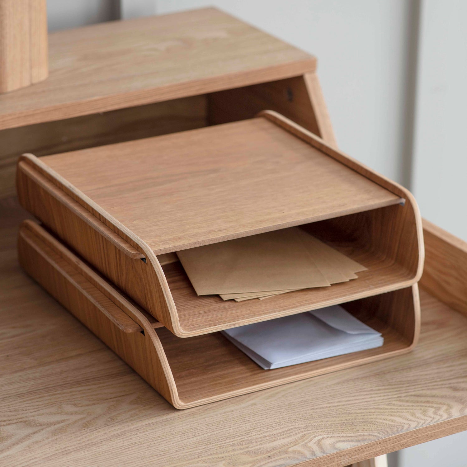 Stackable Desk Organiser- Brushfield - Not A Boring Box