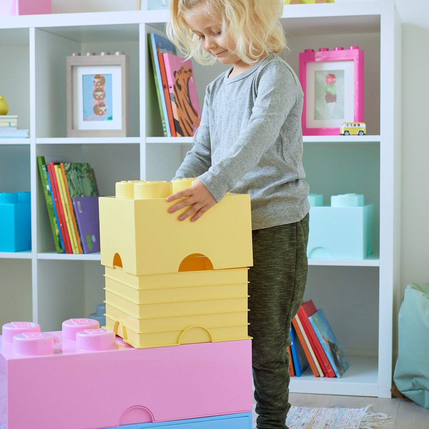 Giant LEGO Brick Storage Box - Medium - Not A Boring Box APFE