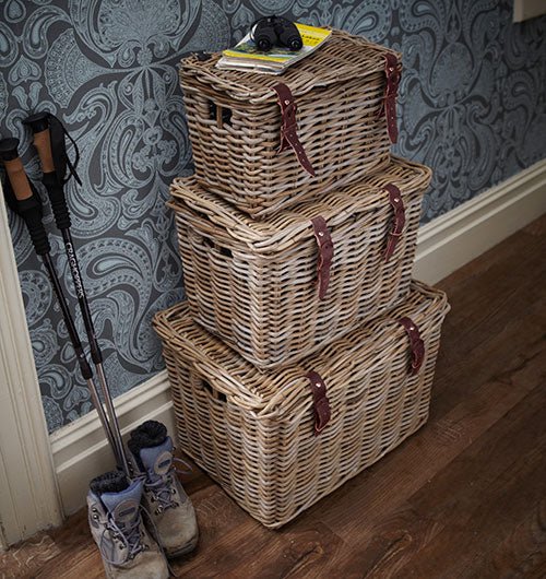 Fisherman's Wicker Basket - Medium - Not A Boring Box APFE