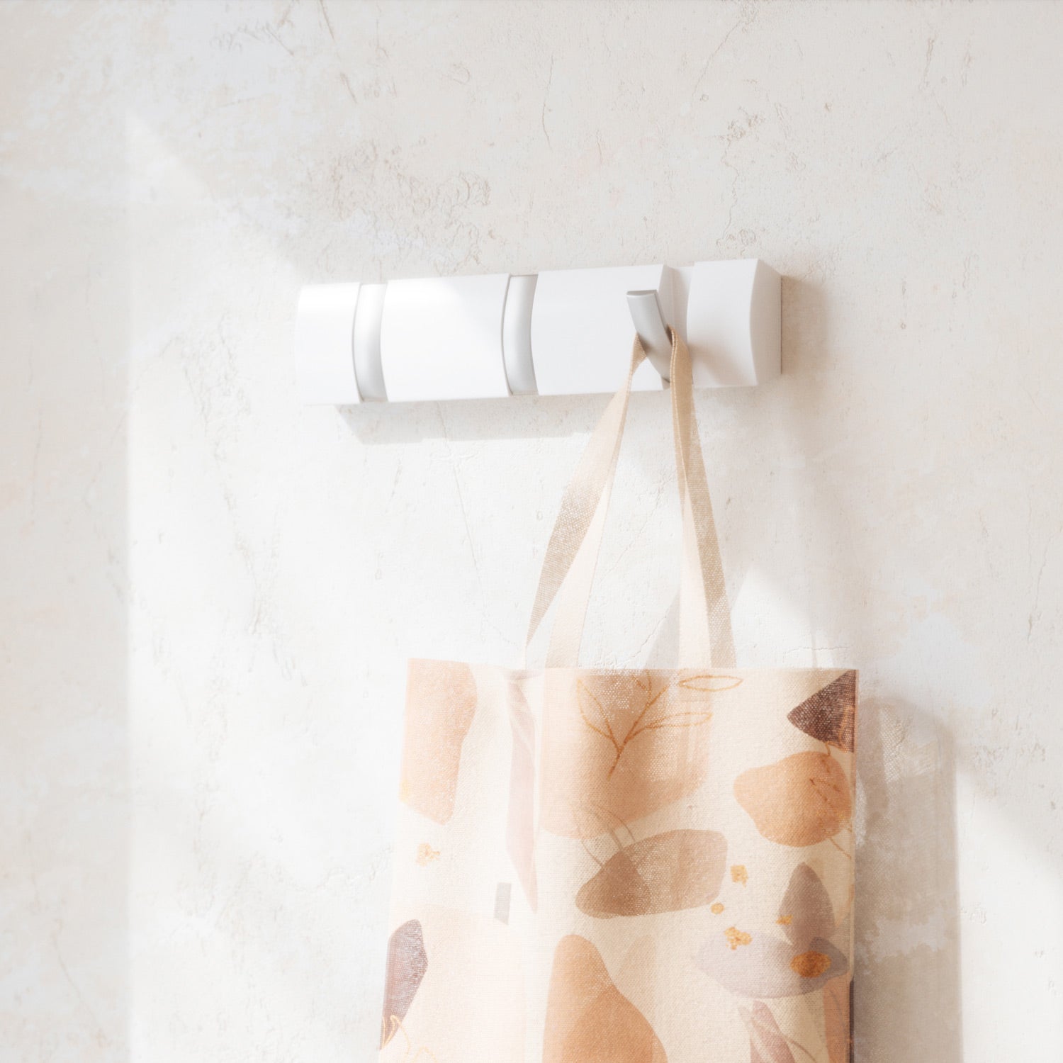 Flip Coat Hook Mini - White - Not A Boring Box