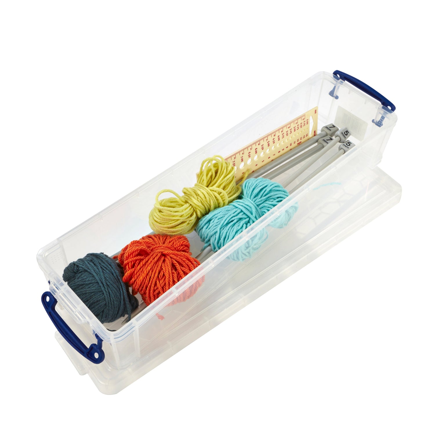 Knitting Needle Paint Brush Storage Box - Not A Boring Box
