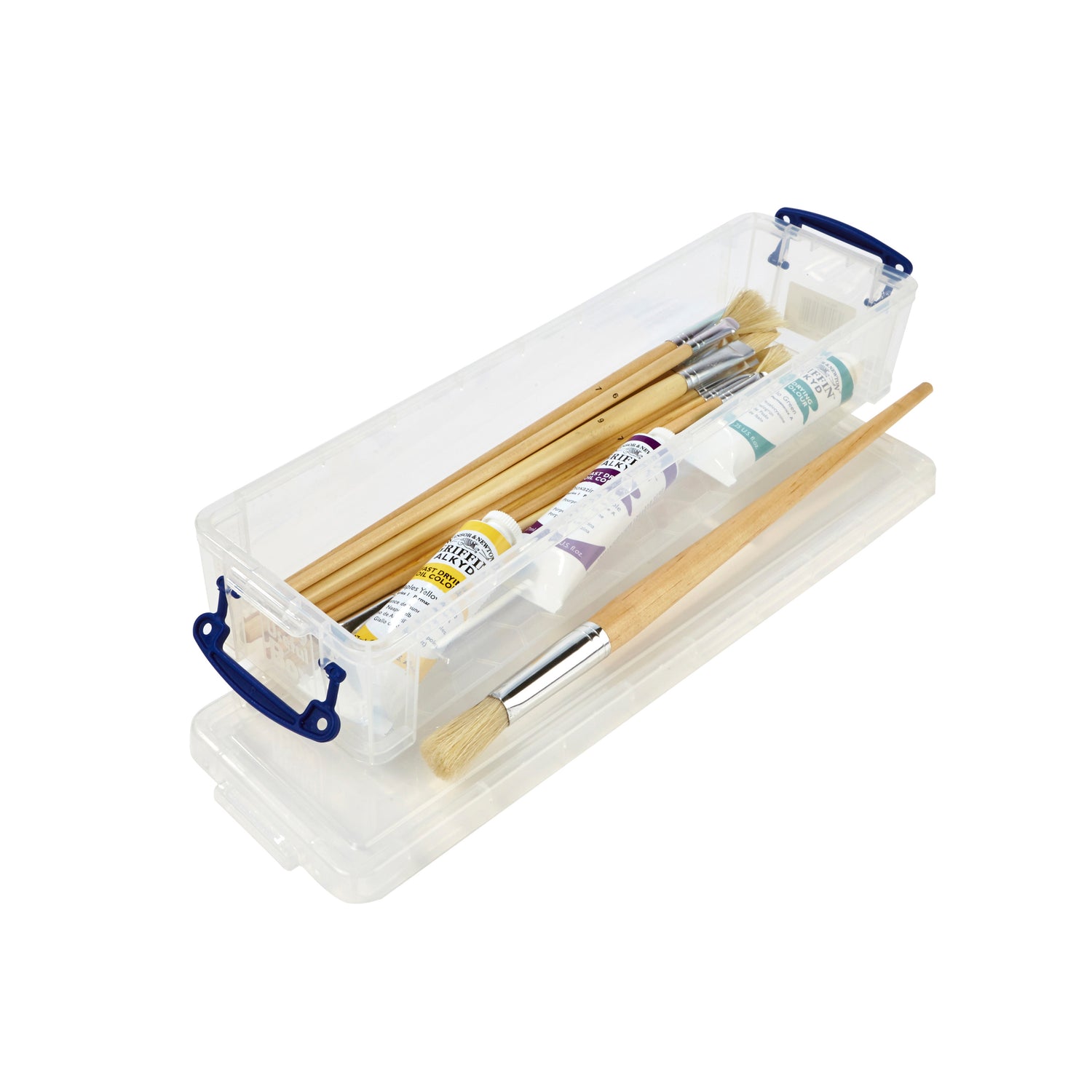 Knitting Needle Paint Brush Storage Box - Not A Boring Box