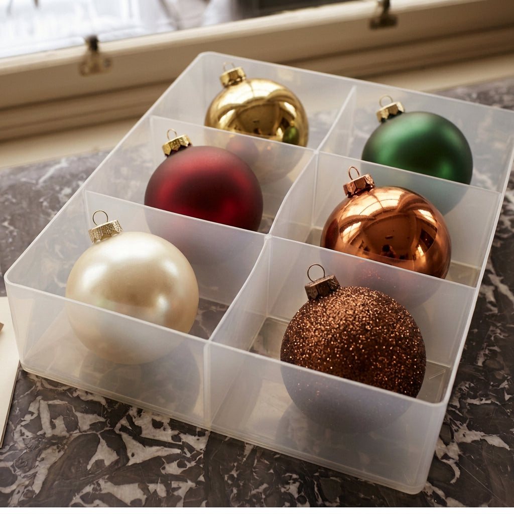 6 Compartment Craft Storage Tray - Not A Boring Box APFE