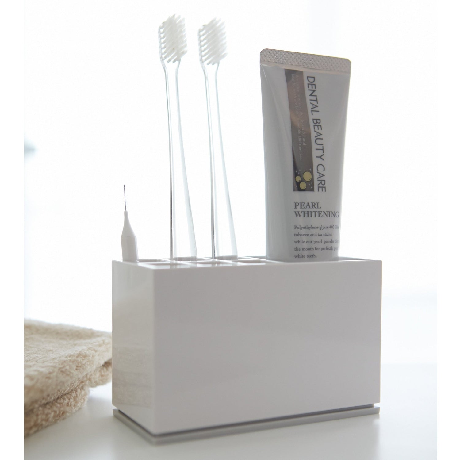 Toothbrush and Toothpaste Holder - Mist - Not A Boring Box APFE