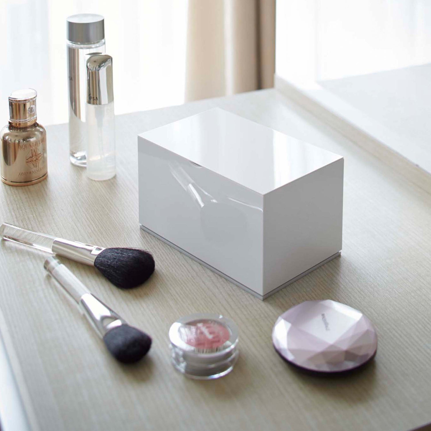 Cotton Pad and Bud Lidded Storage Box - Not A Boring Box APFE