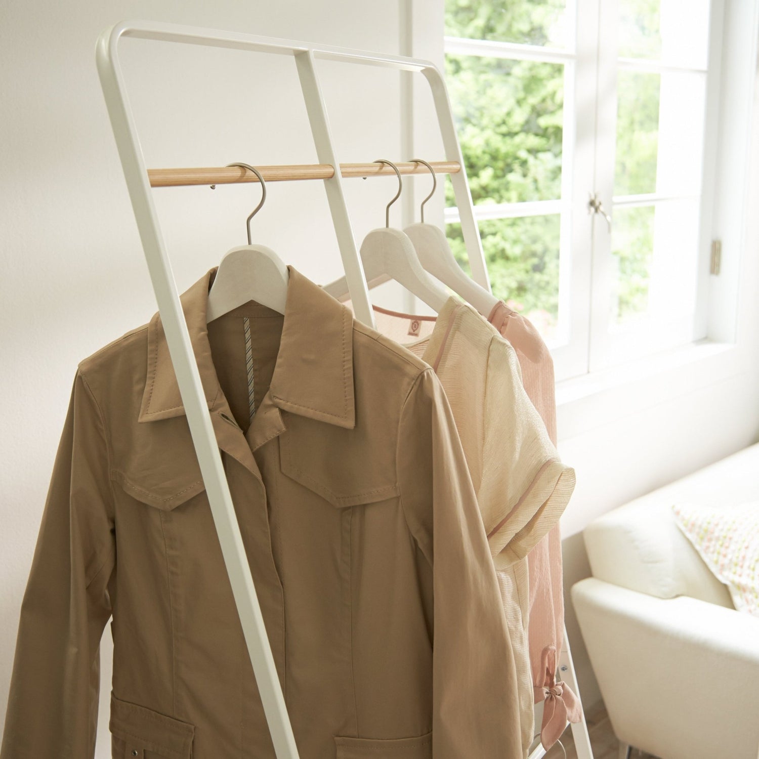 Freestanding Scandi Clothes Storage Rack - Tower - Not A Boring Box APFE