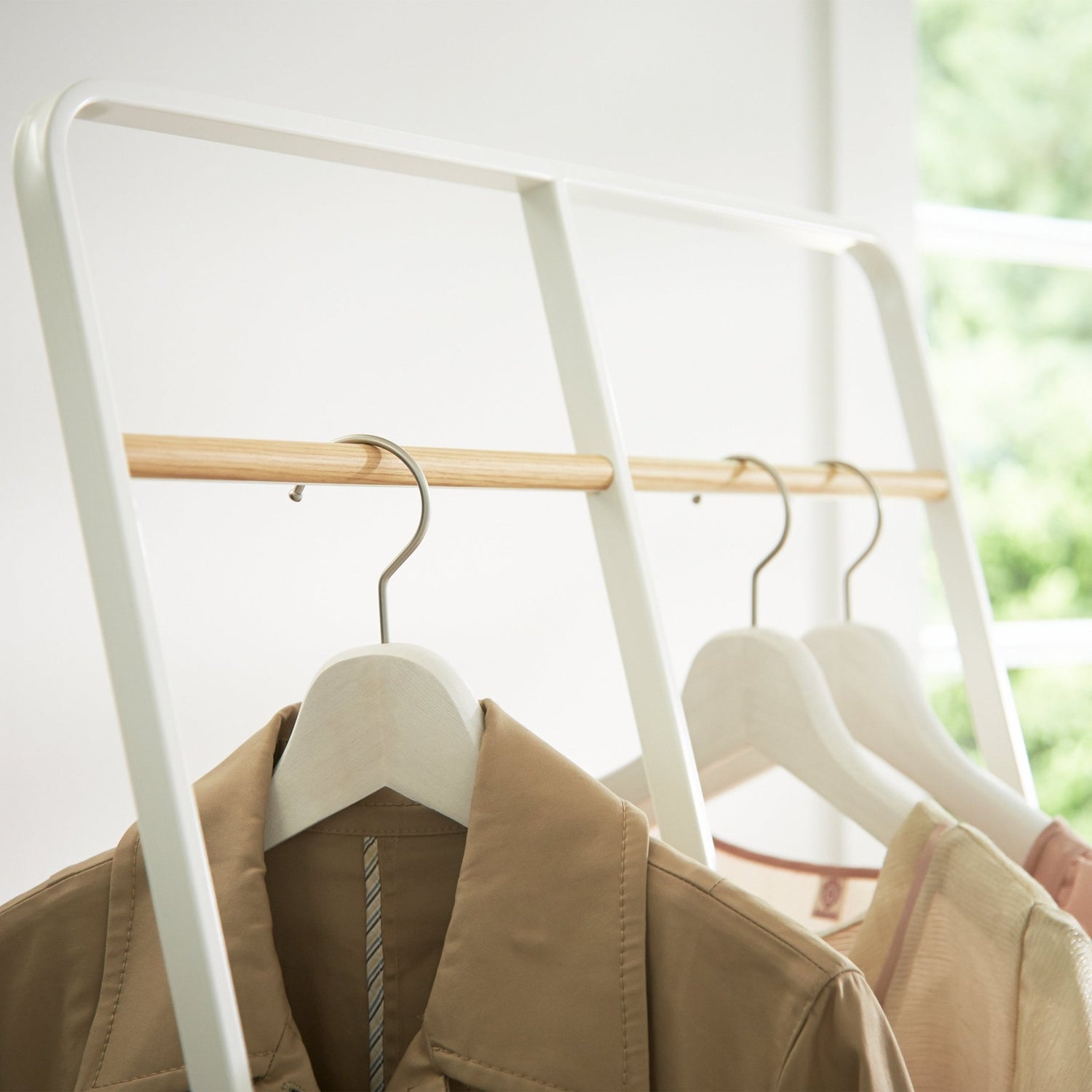 Freestanding Scandi Clothes Storage Rack - Tower - Not A Boring Box APFE