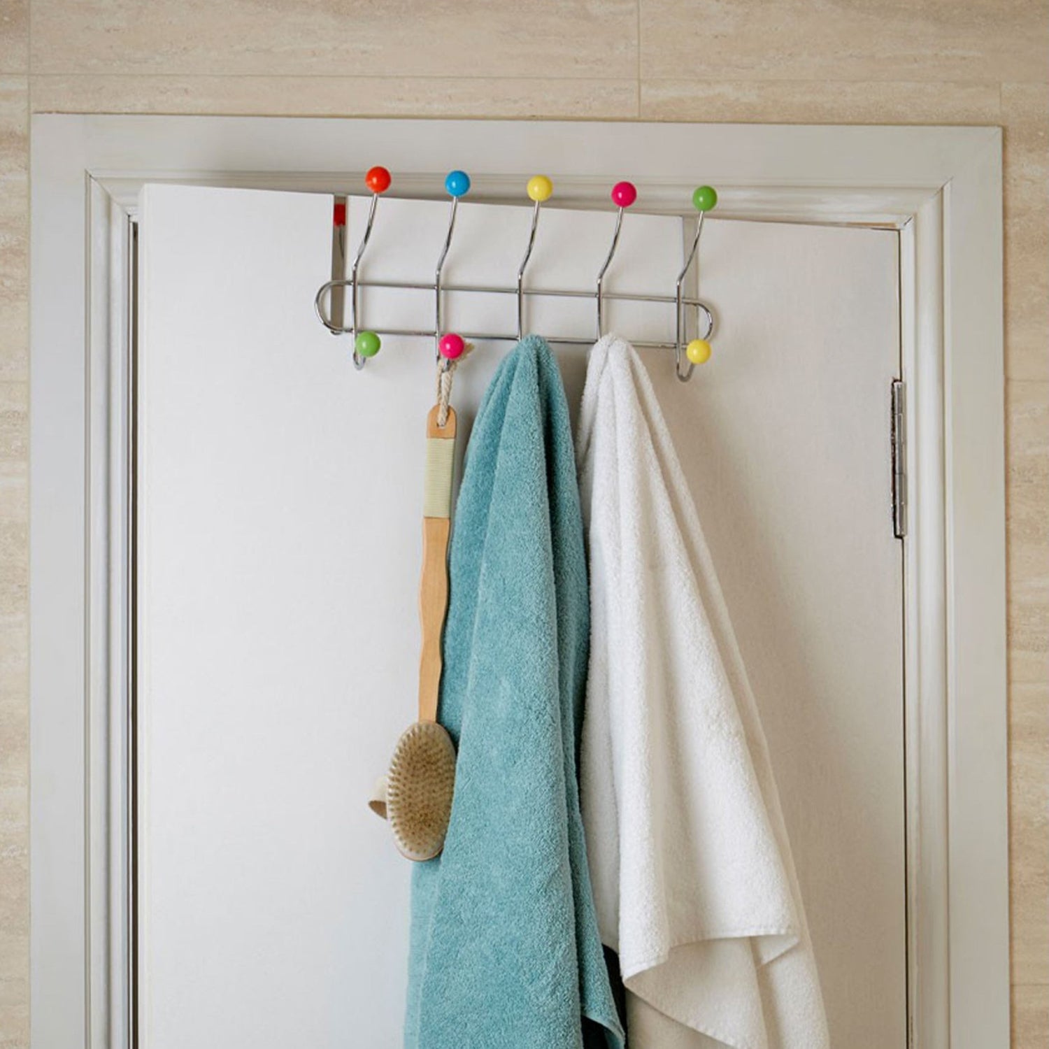 Over Door Multicoloured Coat Hook - Not A Boring Box APFE