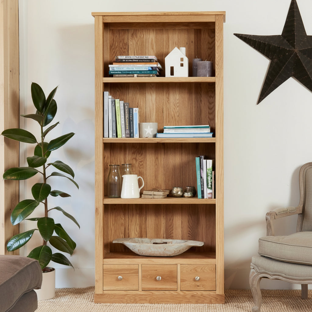Large 3 Drawer Bookcase Mobel