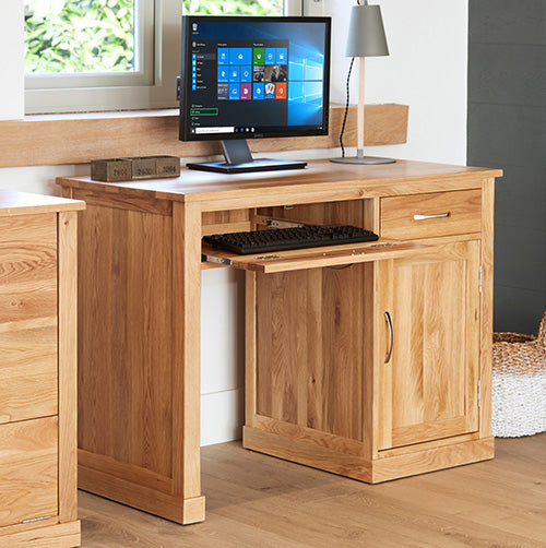 Single Pedestal Computer Desk- Mobel - Not A Boring Box