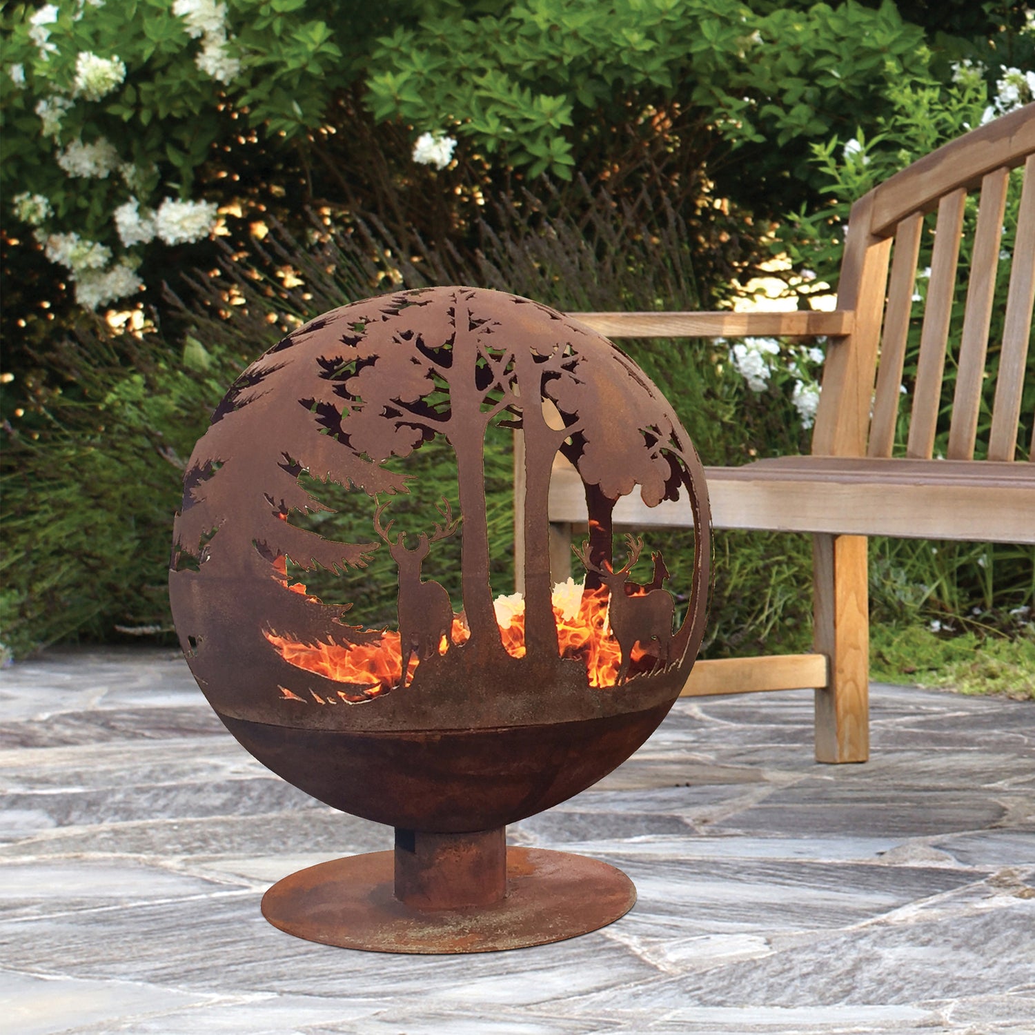 Globe Fire Pit - Not A Boring Box